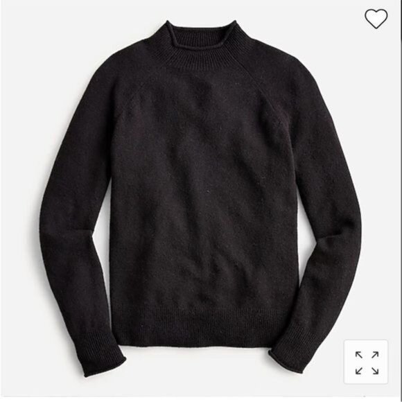 J Crew Rollneck Black sweater in Supersoft yarn BD613 size XXS - Picture 11 of 11